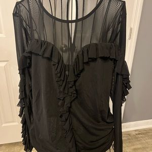 Amazing Black Dress Blouse